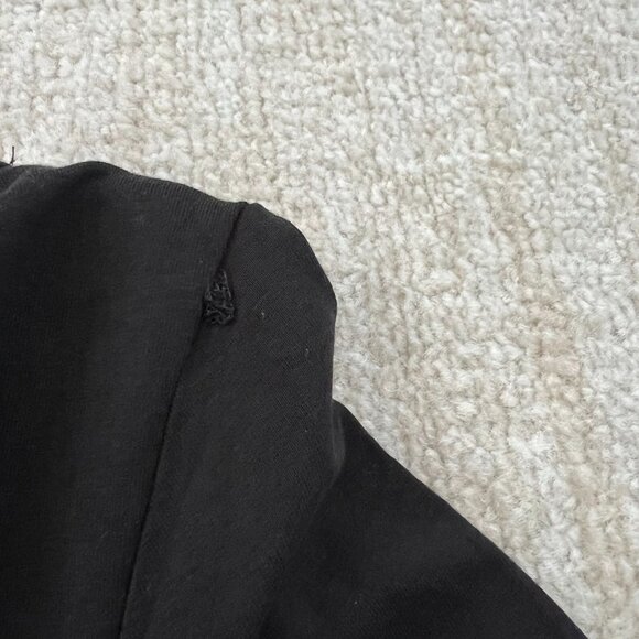 NWT Heart & Hips Black Cotton Short Sleeve Mini Dress M - Picture 7 of 9